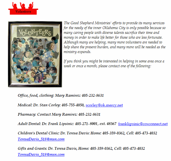 Volunteer Poster